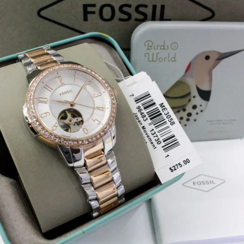 Fossil Architect Automatic Dual-tone Fashion Ladies Watch- ME3058